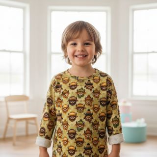 Jersey Winter faces design B digital print