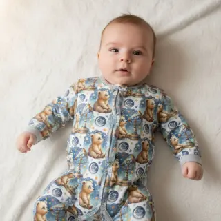 Jersey Mini animals design A digital print