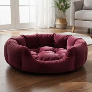 Műszőrme SMOOTH bordeaux