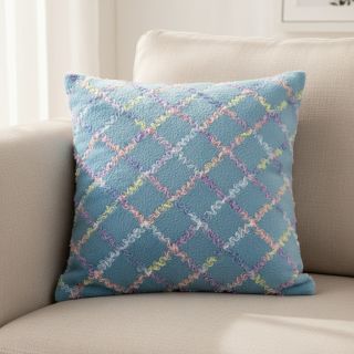 Műszőrme tüllel MULTI blue shadow