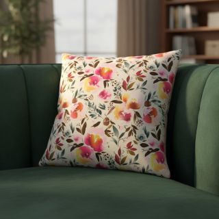 Műszőrme Flower multicolour