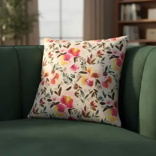 Műszőrme Flower multicolour