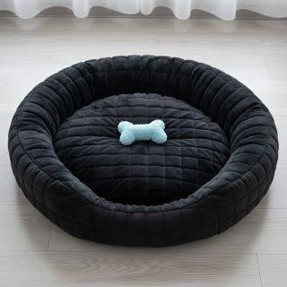 Műszőrme Block black