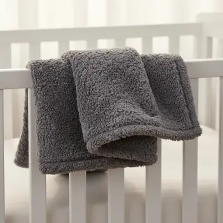 Műszőrme Curly grey
