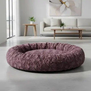 Műszőrme aubergine