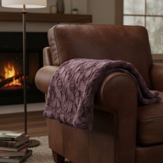 Műszőrme aubergine