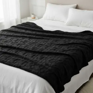 Műszőrme black