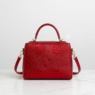 Műbőr SNAKE rouge metal