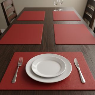 Műbőr Tanneur double face rouge daim