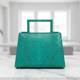 Műbőr COBRA turquoise