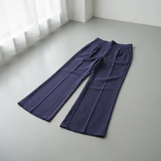 Viszkóz lenvászonnal WASHED navy