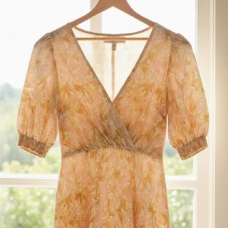 Viszkóz lenvászonnal CREPE Flowers Tomi digital print