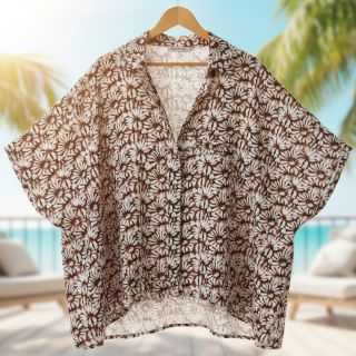 Viszkóz lenvászonnal Dandelions digital print