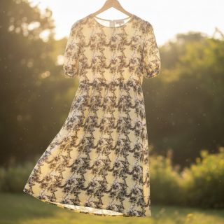 Viszkóz lenvászonnal Hibiscus digital print