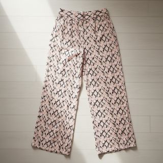 Viszkóz lenvászonnal Ivy Diamonds design B digital print