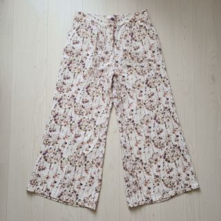 Viszkóz lenvászonnal Agapanthus design C digital print