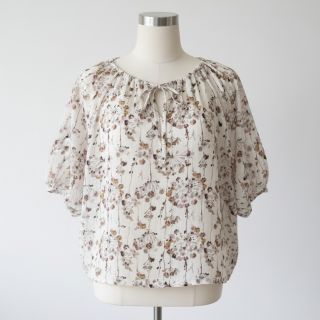 Viszkóz lenvászonnal Agapanthus design D digital print