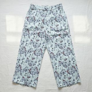 Viszkóz lenvászonnal Agapanthus design B digital print