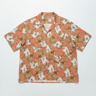 Viszkóz lenvászonnal Crane bird design B digital print