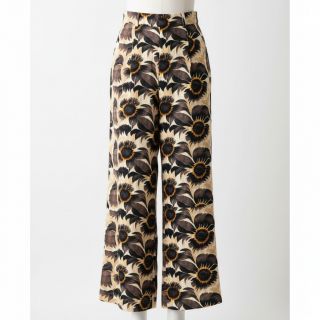 Viszkóz lenvászonnal Sunlower design A digital print