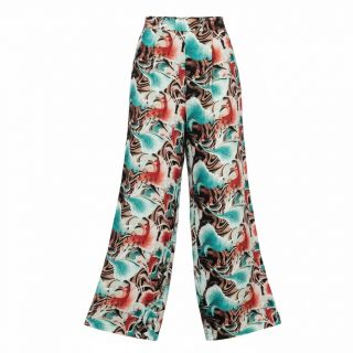 Viszkóz lenvászonnal Paint chaos design B digital print