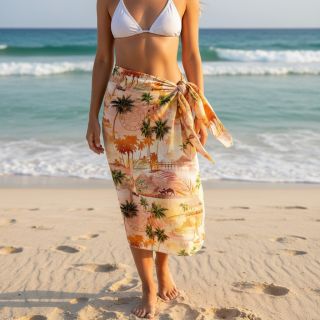 Viszkóz lenvászonnal Egypt design B digital print