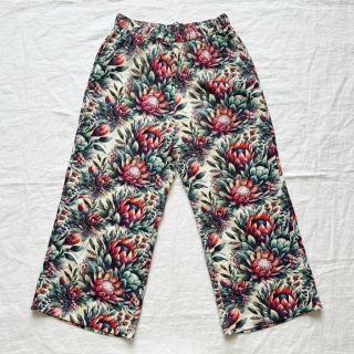 Viszkóz lenvászonnal Azalea design D digital print