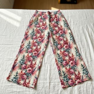 Viszkóz lenvászonnal Viola design C digital print