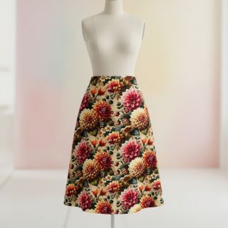 Viszkóz lenvászonnal Rosalie design A digital print