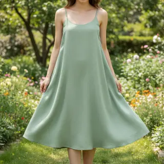 Viszkóz lenvászonnal PREMIUM old green