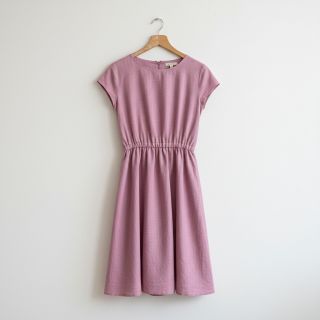 Viszkóz lenvászonnal PREMIUM old pink