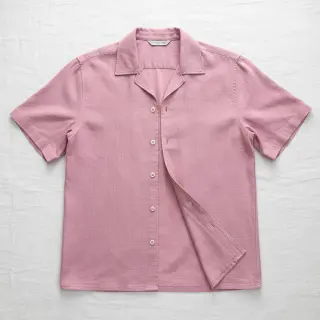 Viszkóz lenvászonnal PREMIUM old pink