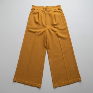 Viszkóz lenvászonnal PREMIUM ochre