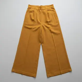 Viszkóz lenvászonnal PREMIUM ochre