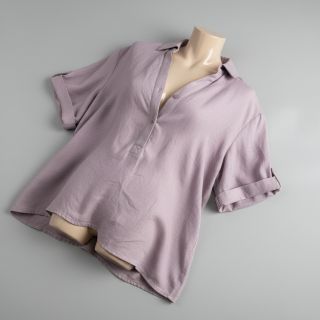 Viszkóz lenvászonnal PREMIUM light old pink