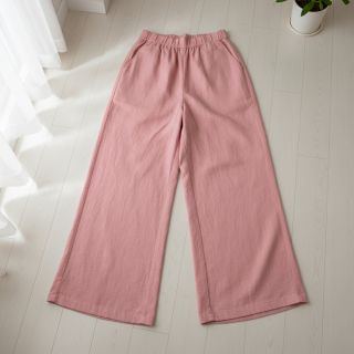 Viszkóz lenvászonnal PREMIUM coral