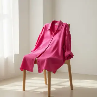 Viszkóz lenvászonnal PREMIUM fuchsia