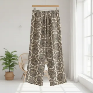 Viszkóz lenvászonnal Lizzy flowy grey