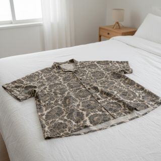 Viszkóz lenvászonnal Lizzy flowy grey