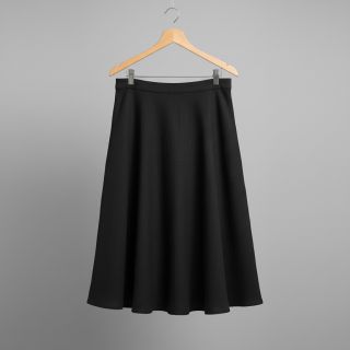 Viszkóz lenvászonnal CRINCLE black