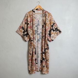 Viszkóz SATIN Flowie Noe black digital print