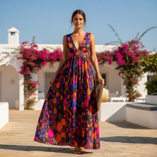 Viszkóz SATIN Imagine digital print