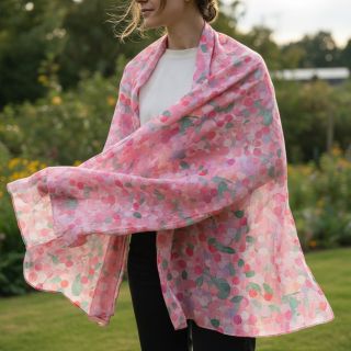 Viszkóz SATIN Abstract digital print