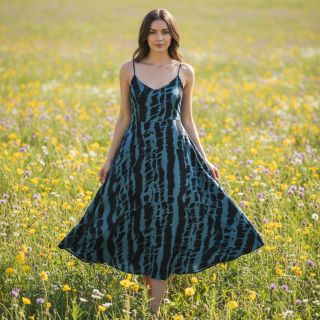 Viszkóz RADIANCE Imagine blue digital print