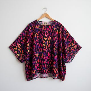 Viszkóz RADIANCE Animal skin black digital print