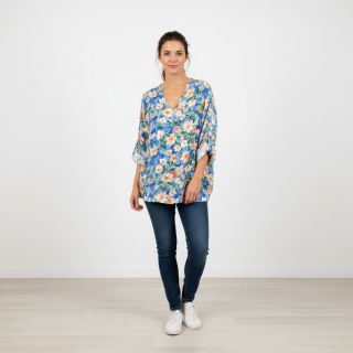 Viszkóz RADIANCE Flower Jane digital print