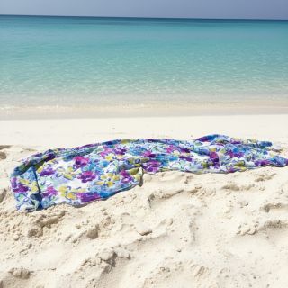 Viszkóz RADIANCE Flower Horas digital print