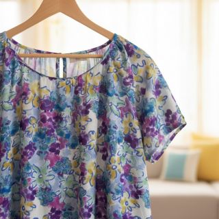 Viszkóz RADIANCE Flower Horas digital print