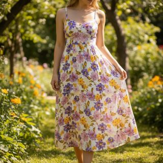 Viszkóz RADIANCE Flower Inay digital print