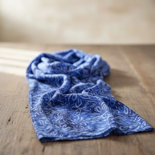 Viszkóz RADIANCE Moana navy digital print